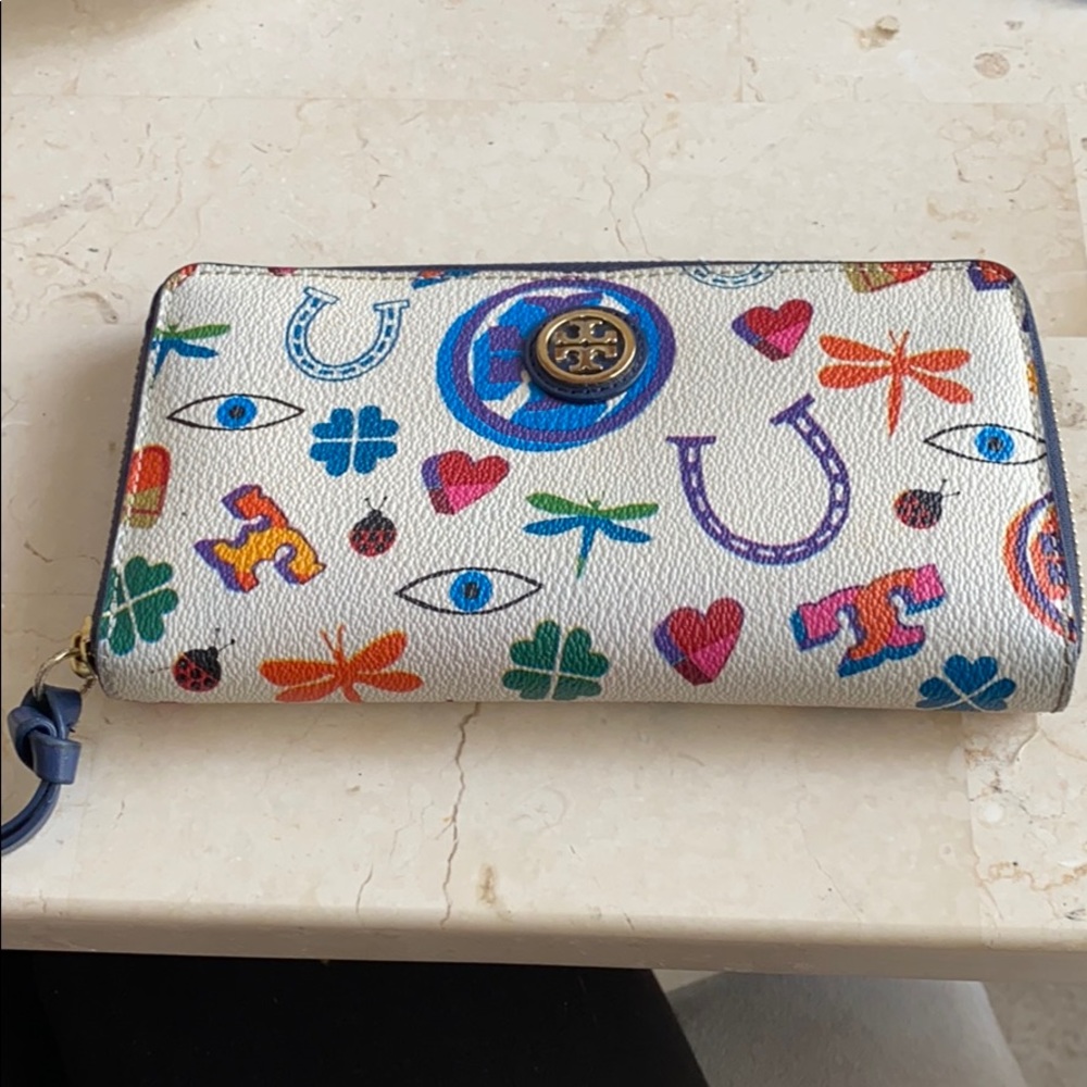 Tory Burch patterned wallet